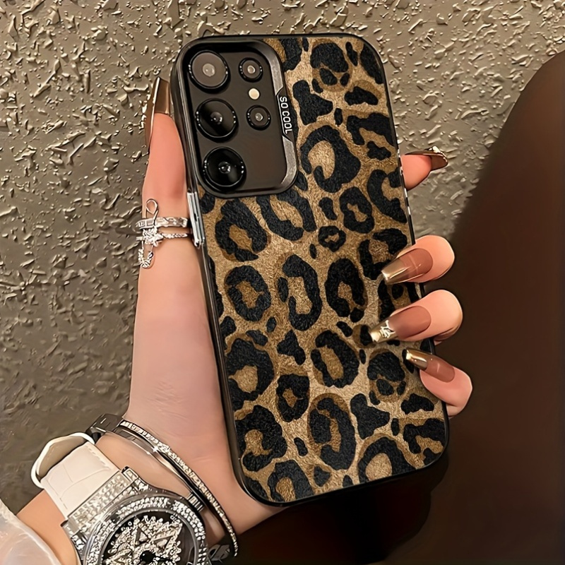 Matte Hard Pc Back Case - Fashion Leopard Pattern Hard Phone Case