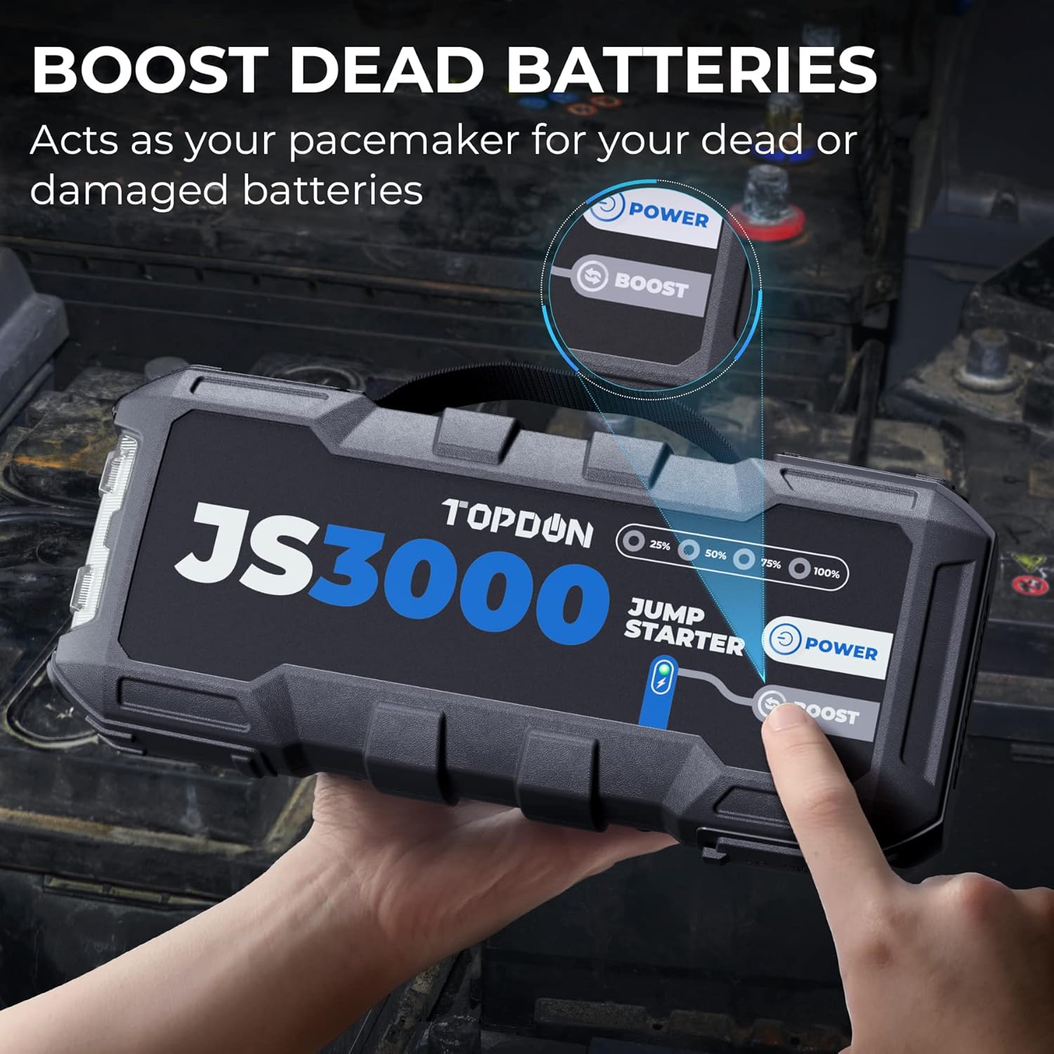 Topdon JS3000 3000A Car Jump S - огляд і ціна Power Banks