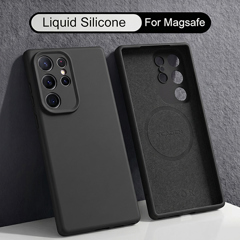 Soft Liquid Silicone Case For  - огляд і ціна Liquid Silicone Magnetic Phone Case