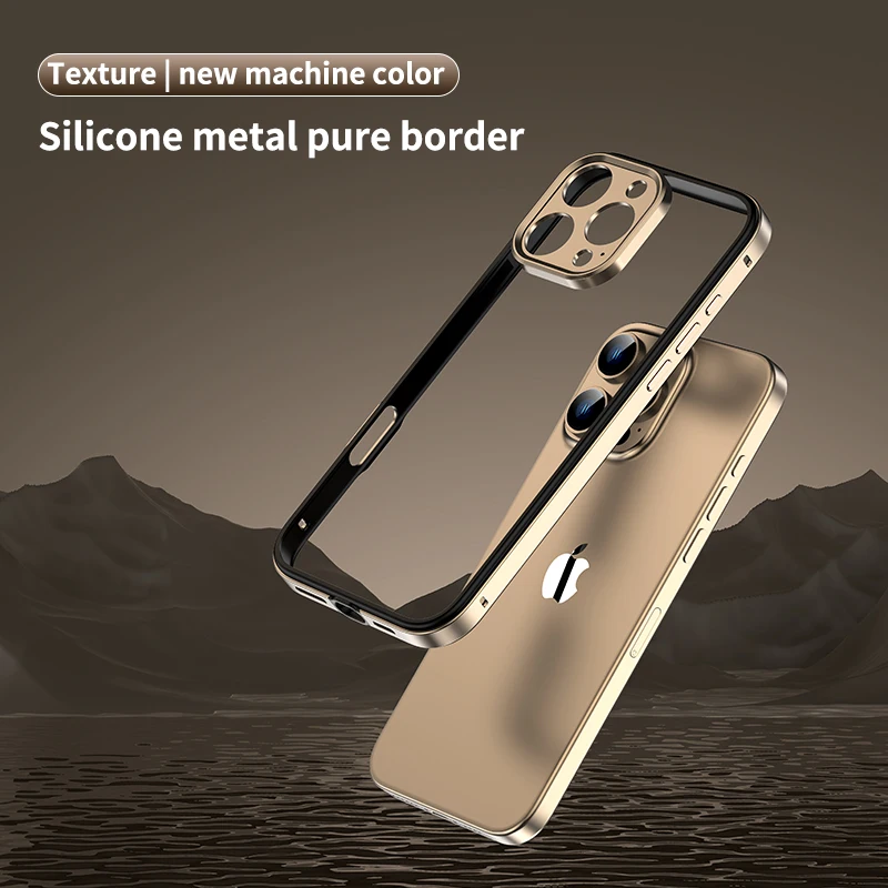 Camera Protection + Hybrid Sil - огляд і ціна Metal Bumper Aluminum Frame Case