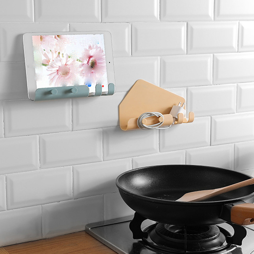 2Pcs Wall Phone Holder Sticky  - огляд і ціна Phone Stands