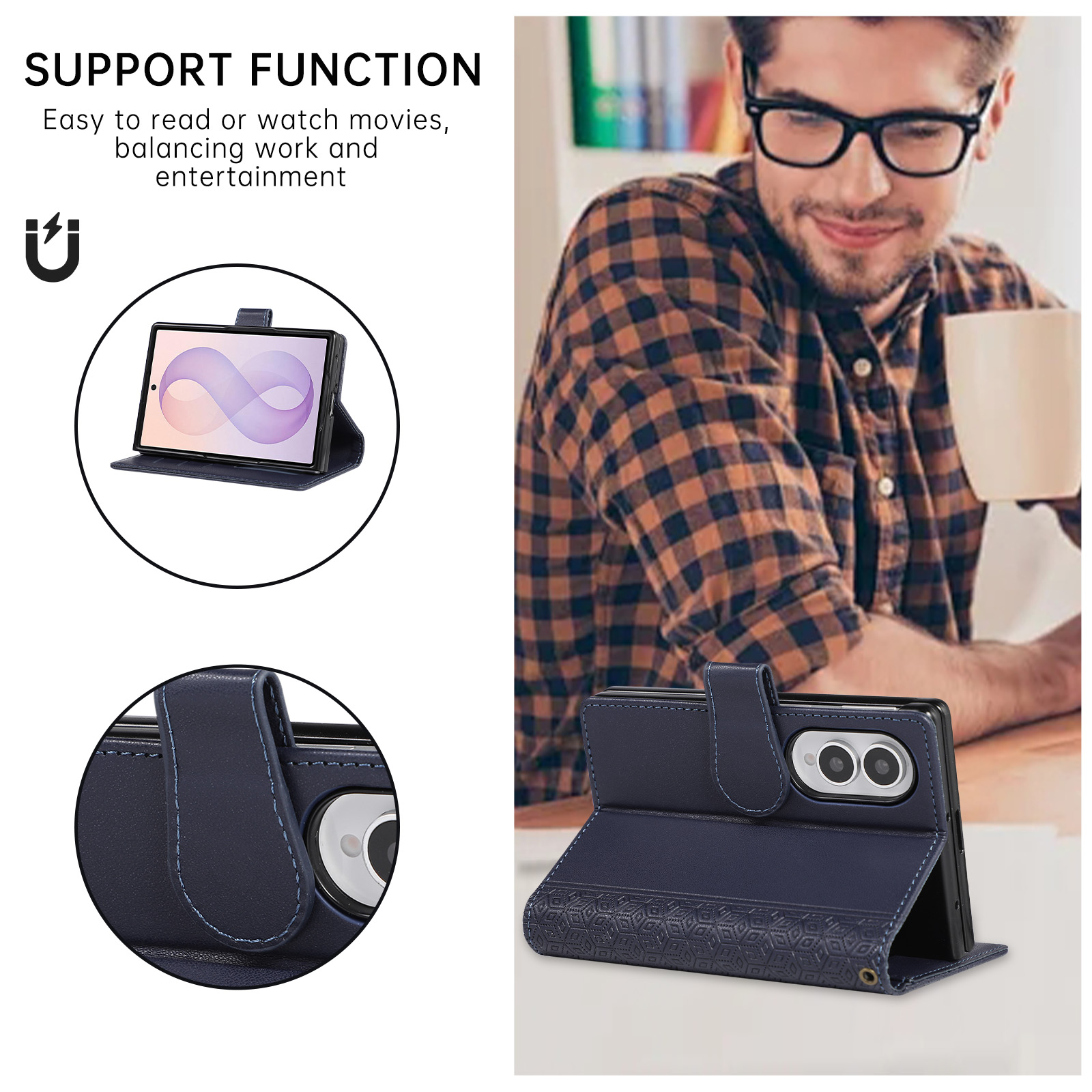 Business Luxury Leather Wallet - огляд і ціна Leather Wallet Card Holder Phone Cover