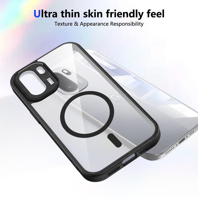Magnetic Transparent Silicone  - огляд і ціна Clear Shockproof Bumper Case