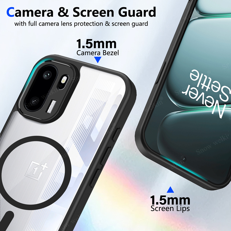 Magnetic Transparent Silicone  - огляд і ціна Clear Shockproof Bumper Case