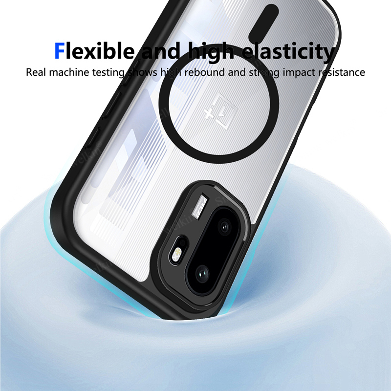 Magnetic Transparent Silicone  - огляд і ціна Clear Shockproof Bumper Case