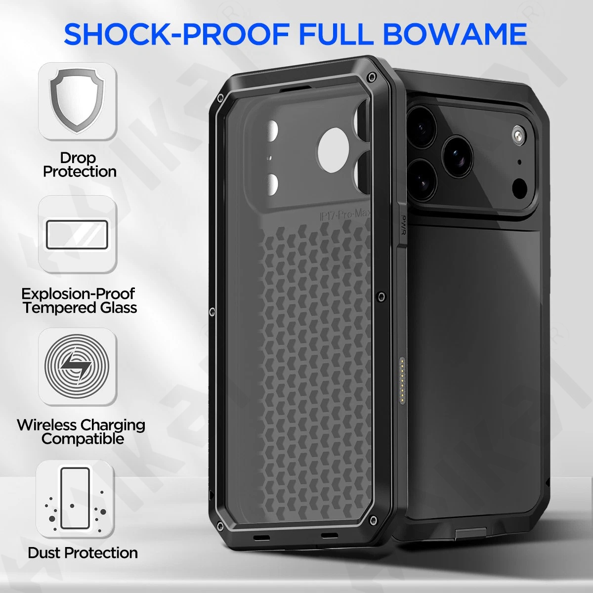 Suitable Case for IPhone 18 Pr - огляд і ціна Heavy Duty 360 Full Body Protective Case