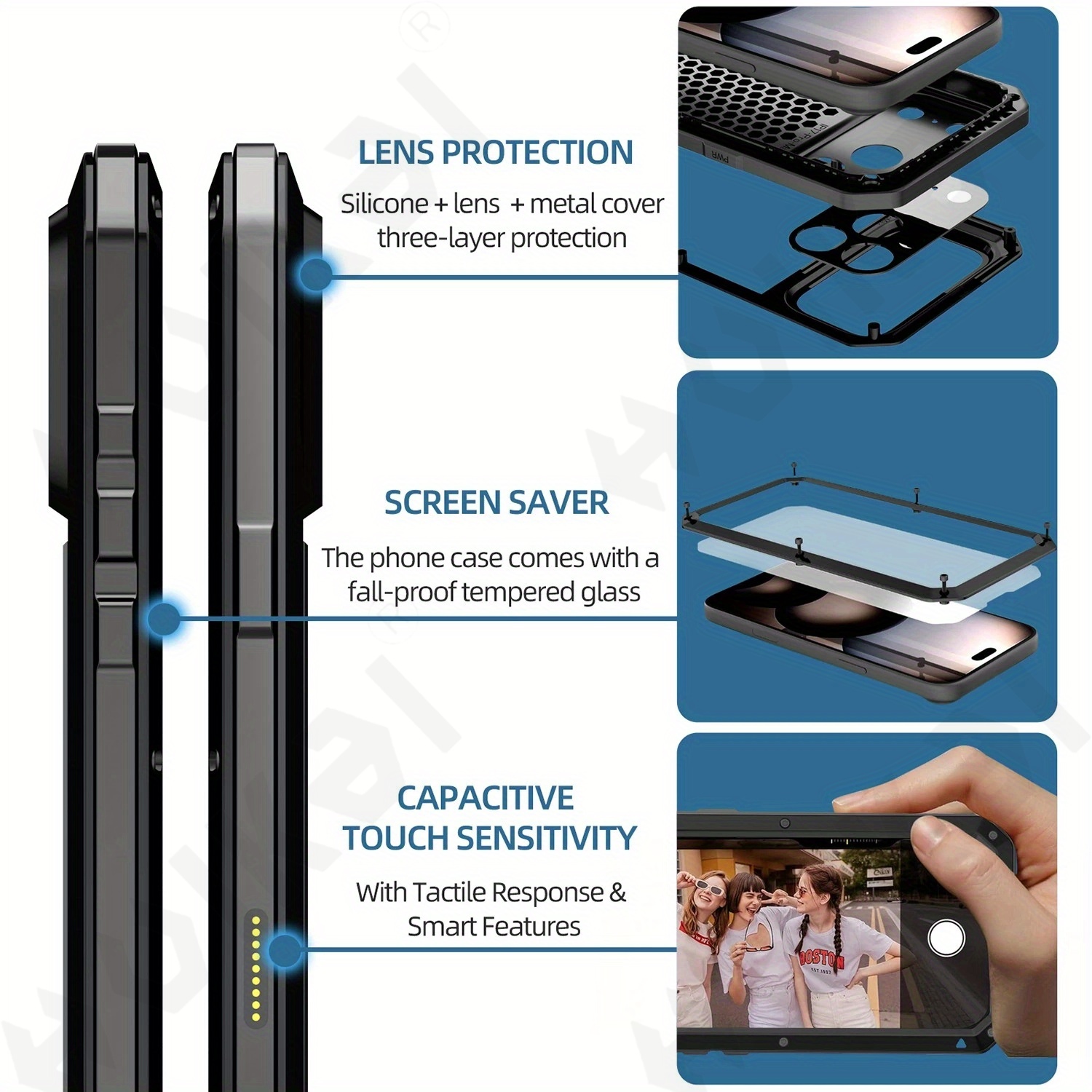 Suitable Case for IPhone 18 Pr - огляд і ціна Heavy Duty 360 Full Body Protective Case