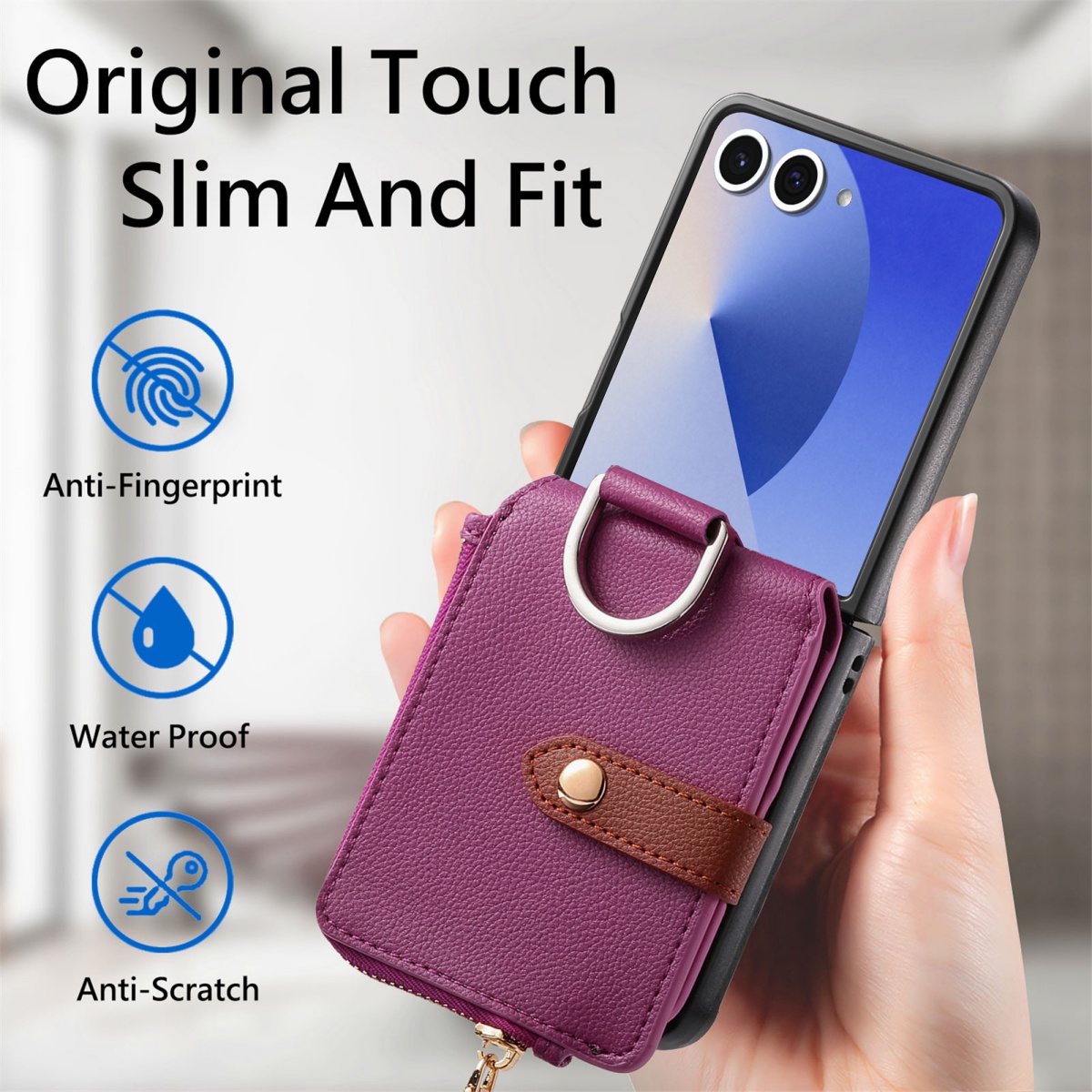 Luxury Card Holder Phone Case  - огляд і ціна Leather Wallet Card Holder Phone Cover