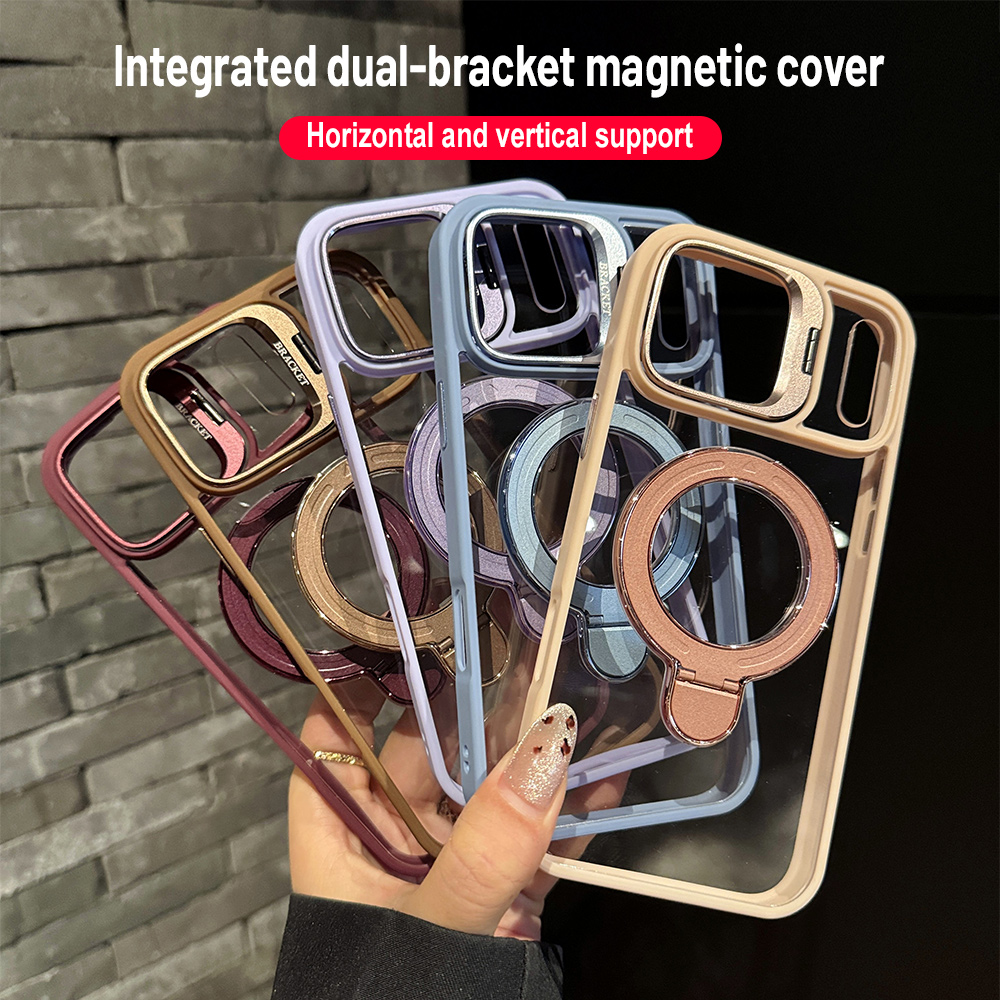 For Magsafe Magnetic Holder Ph - огляд і ціна Clear Shockproof Bumper Case