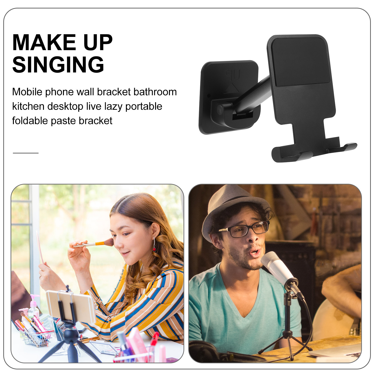 Adhesive Wall Mount Phone Hold - огляд і ціна Phone Stands