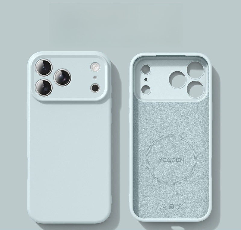 Fashion Macaron Color Skin Fee - огляд і ціна Liquid Silicone Magnetic Phone Case