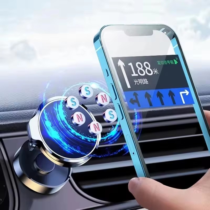 Round Folding Magnetic Car Hol - огляд і ціна Phone Stands