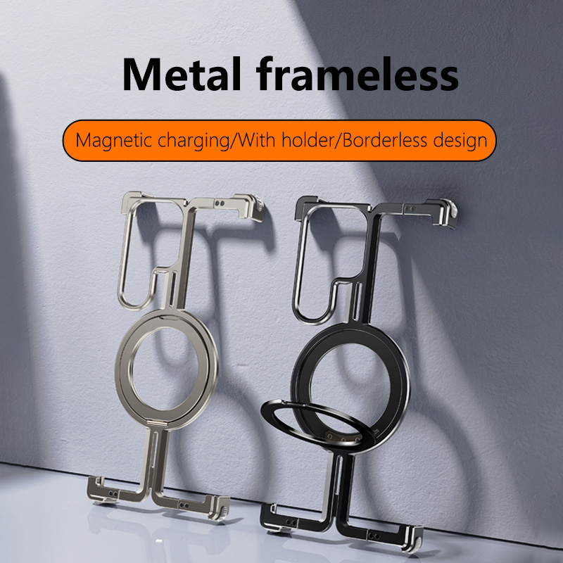 Metal Frameless Magnetic Holde - огляд і ціна Metal Bumper Aluminum Frame Case