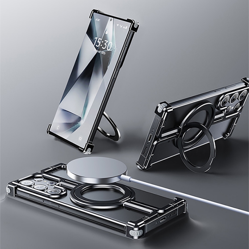Metal Frameless Magnetic Holde - огляд і ціна Metal Bumper Aluminum Frame Case