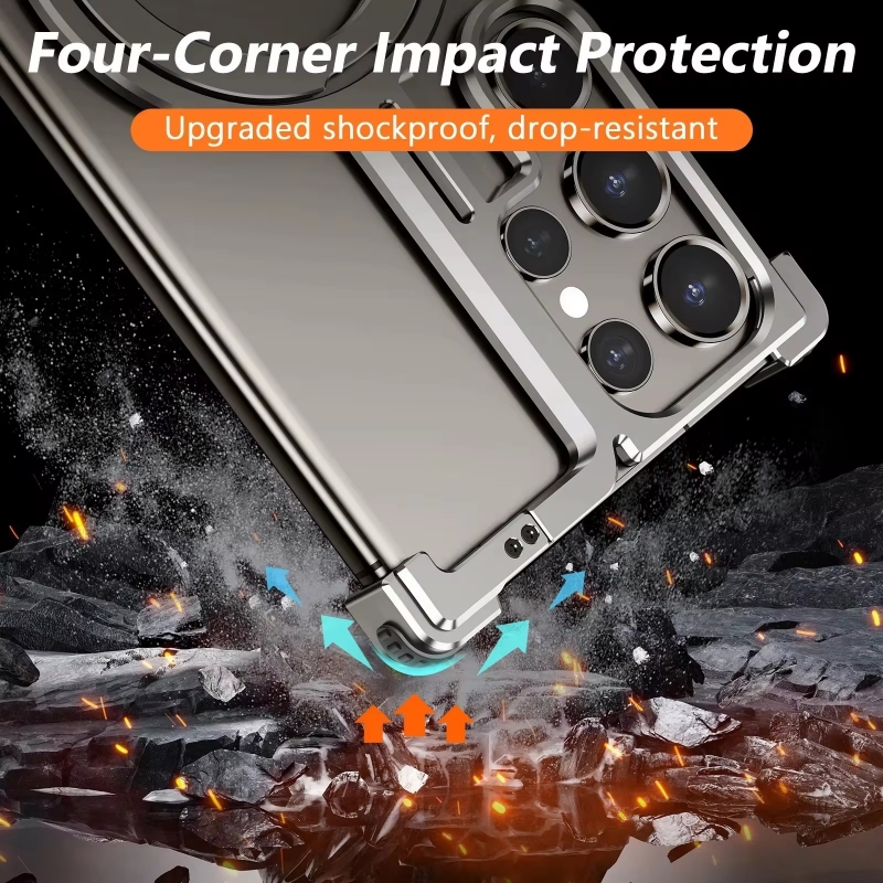 Metal Frameless Magnetic Holde - огляд і ціна Metal Bumper Aluminum Frame Case