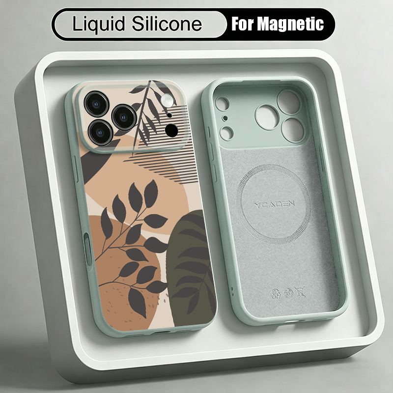 Simple Pattern Liquid Silicone - огляд і ціна Liquid Silicone Magnetic Phone Case